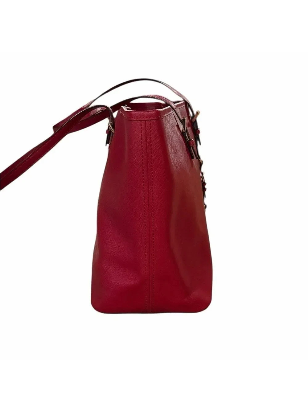 Michael Kors Jet Set Travel Tote Bag Dark Red Wine
